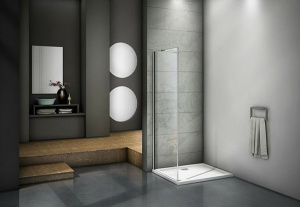 Боковая стенка Good Door Mokka SP C-WE 80 / 90 / 100, 100х185, прозрачный