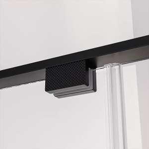 Душевая дверь Veconi Premium Alassio BB, 150х200, черный