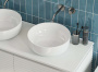 Умывальник Canterno Самора 410 круг Solid Surface