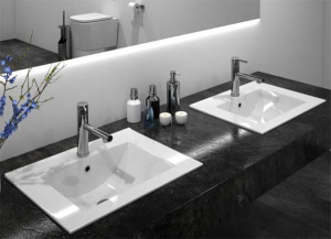 Умывальник Rea Dafne U0786 / U0190 / U0040, 61х47, белый