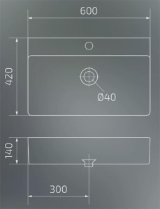 Умывальник Gid Bm9256