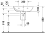 Умывальник Duravit ME by Starck 650 2335650000