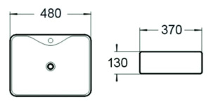 Умывальник SantiLine SL-1011MB