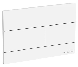 Кнопка для инсталляции CeramicaNova Balance Rect CN12-004W, белый