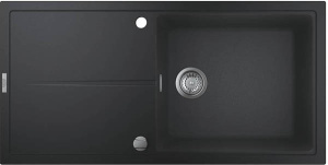 Кухонная мойка Grohe K400 31641AP0 / 31641AT0 оборачиваемая, 100х50, серый гранит