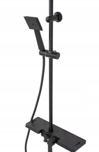 Душевая стойка Rea Bravo Black REA-P0636