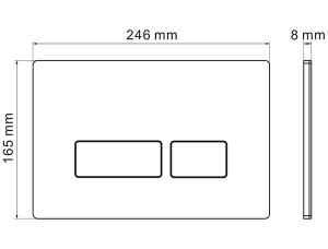 Комплект инсталляции 6 в 1 Roxen StounFix Dual Fresh 979005 с аромадозатором, серый бетон
