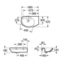 Умывальник Roca Dama Senso Compacto 68 А327519000