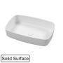 Умывальник Whitecross Jasper RAL матовый Solid Surface