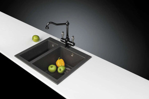 Кухонная мойка Omoikiri Bosen 59-2A, 59х50, leningrad grey
