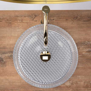 Умывальник Rea Cristal Transparent REA-U9670