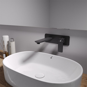Душевая стойка Oliveeka OL-739901-MB со смесителем OL-869003-MB