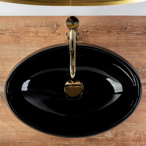 Умывальник Rea Linda Black REA-U8523