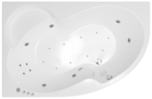 Гидромассажная ванна Triton Мари люкс Flat правая, 170х110