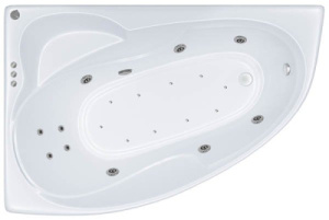 Гидромассажная ванна Triton Николь люкс турбо Flat, 160х100