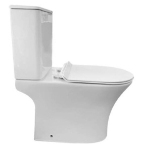 Напольный унитаз CeramaLux 1217-1А безободковый, белый