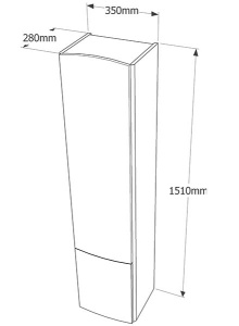 Пенал Velvex Luna 350