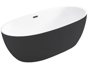 Акриловая ванна Vincea VBT-405-1700MB, 170х80, черный, белый