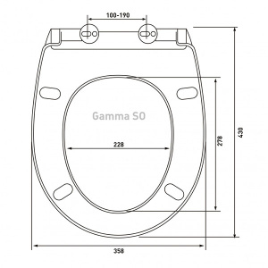 Крышка-сиденье Berges Gamma SO 019103 с микролифтом