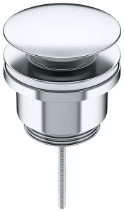 Донный клапан CeramicaNova 70003CH / 70003BN, хром