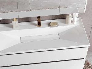 Умывальник Belux Фаворит 1000 белый матовый Solid Surface