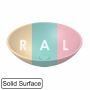 Умывальник Whitecross Jade RAL матовый Solid Surface