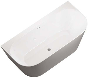 Акриловая ванна Allen Brau Priority 3 2.31003.20/PGM / 2.31003.21/PGM, 170х78, белый матовый, платиново-серый
