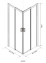 Душевой уголок Aquabath Kristal AB1083