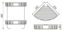 Полка Rose RW12H