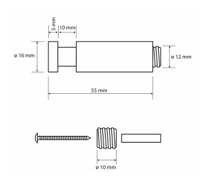 Крючок Bemeta Omega 104506082