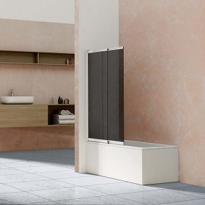 Душевая шторка на ванну Vincea VSB-1E100CG, 100х145, тонированный