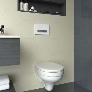 Инсталляция Berges Atom 410 c кнопкой Line белой / хром