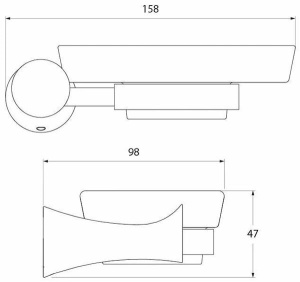 Мыльница Iddis Vico VICSBC0i42