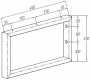 Комплект кронштейнов Aquanet Магнум белый матовый