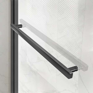 Душевая дверь Vincea Slim Soft VDS-1SS прозрачная профиль вороненая сталь, 110х200, прозрачный