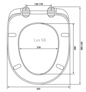 Крышка-сиденье Berges Lux SB 010605 с микролифтом