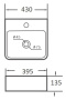 Умывальник Aquaceramika Wave AC525D