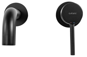 Смеситель встраиваемый Calani Nexos C Black CAL-B0005 для умывальника