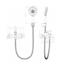 Смеситель для ванны Lemark Minima LM3814C