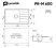 Кухонная мойка Practik PR-M 600, 60х42, светло-серый