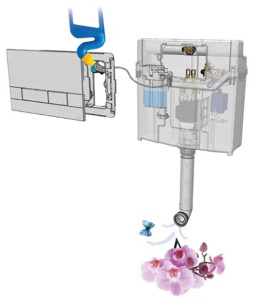Комплект инсталляции OLi120 Olipure (Fresh) с унитазом Ideal Standard Tesi Aquablade и сиденьем Soft Close, белый