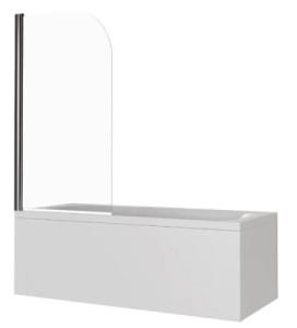 Душевая шторка на ванну Good Door Screen H-80-C-B, 80х140, прозрачный