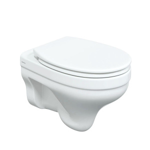 Комплект инсталляции Berges Novum 525 c кнопкой L3, подвесным унитазом Albit S и сиденьем Top Slim SO