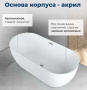 Акриловая ванна Aquanet Delight