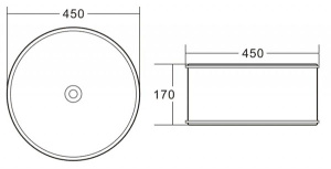 Умывальник BelBagno BB1383