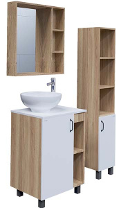 Пенал Grossman Флай 30 дуб сонома / белый