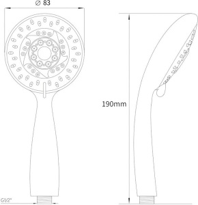 Душевая лейка AV Engineering AVSSS-021