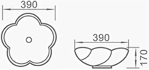 Умывальник CeramaLux 9078