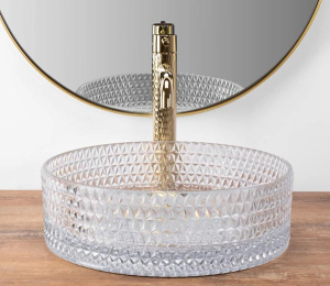 Умывальник Rea Cristal Transparent REA-U9670