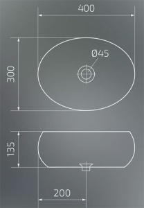 Умывальник Gid Bm9030ds